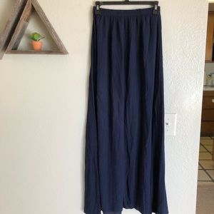 Navy Maxi Skirt